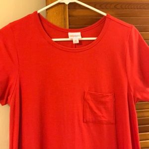 Solid Red xs Lularoe Carly